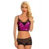 ieg™ Mor Saten Dantelli Babydoll Şortlu Takım - 287