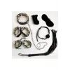 ieg™ Nıghtlıght 8014 Fantezi 7Li Kırbaç Ve Kelepçe Set