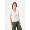 ieg™ PJS 29022 Kadın Düğmeli Pijama Takım