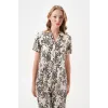 ieg™ PJS 29049 Kadın Düğmeli Pijama Takım
