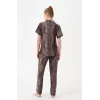 ieg™ Pjs 29068 Kadın Kısa Kollu Düğmeli Pijama Takım