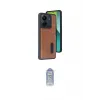 ieg™ Redmi 13C Kılıf Yörünge Işık Serisi - Siyah Joko Magic 5D Cam