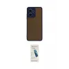 ieg™ Redmi Note 12 4G Kılıf Ahenk Çizgi Serisi - Şeffaf Pasifik Cam Ekran Koruyucu