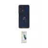 ieg™ Redmi Note 12 4G Kılıf Ahenk Klasik - Şeffaf Pasifik Cam Ekran Koruyucu