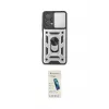 ieg™ Redmi Note 12 5G Kılıf Ahenk Klasik - Şeffaf Pasifik Cam Ekran Koruyucu