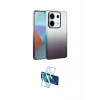 ieg™ Redmi Note 13 Pro 4G Kılıf Kıvılcım Minimal Özel Seri - Siyah 3D Antistatik Seramik Nano Ekran Koruyucu