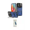 ieg™ Redmi Note 13 Pro 4G Kılıf Kıvılcım Modern Serisi - Şeffaf Pasifik Cam Ekran Koruyucu