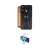 ieg™ Redmi Note 13 Pro 4G Kılıf Nova Yansıma Prime - Siyah 3D Antistatik Cam Ekran Koruyucu