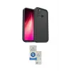 ieg™ Redmi Note 8 Kılıf Yankı Yansıma Özel Seri - Şeffaf Royal Nano Ekran Koruyucu
