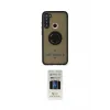 ieg™ Redmi Note 8 Kılıf Yörünge Çizgi - Siyah 5D Hayalet Cam Ekran Koruyucu