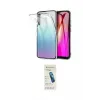 ieg™ Redmi Note 8 Kılıf Zirve Doku - Şeffaf Pasifik Cam Ekran Koruyucu