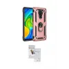 ieg™ Redmi Note 9 Kılıf Ahenk Klasik Koleksiyonu - Siyah Seramik Nano Ekran Koruyucu