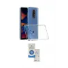 ieg™ Redmi Note 9 Kılıf Zirve Doku - Şeffaf Royal Nano Ekran Koruyucu