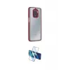 ieg™ Redmi Note 9 Pro Kılıf Eksen Doku Prime - Siyah 3D Antistatik Cam Ekran Koruyucu