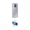 ieg™ Redmi Note 9 Pro Kılıf Eksen Doku Prime - Siyah 3D Antistatik Cam Ekran Koruyucu