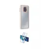 ieg™ Redmi Note 9 Pro Kılıf Eksen Doku Prime - Siyah 3D Antistatik Cam Ekran Koruyucu