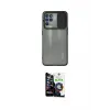 ieg™ Reno 5 Lite Kılıf Vadi Çizgi - Şeffaf Temperli Cam Ekran Koruyucu