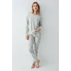ieg™ RolyPoly 3703-S Kadın Uzun Kol Pijama Takım