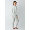 ieg™ RolyPoly 3703-S Kadın Uzun Kol Pijama Takım