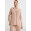 ieg™ Sementa 76444 Düz Renk Gömlek Model Pijama Takım