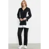 ieg™ Sementa 76448 Keten Görünümlü Kapüşonlu Tunik Takım