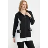 ieg™ Sementa 76448 Keten Görünümlü Kapüşonlu Tunik Takım