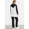 ieg™ Sementa 76448 Keten Görünümlü Kapüşonlu Tunik Takım
