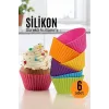 ieg™ Silikon Muffin Kalıbı - Sürekli Kullanım Muffin Kek Kalıbı 6 Adet