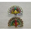 Swarovski Taşlı Tavuskuşu Magnet