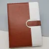 Tarihsiz Ajanda Defter Kahverengi Beyaz Renk