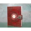 Taşlı Deri Defter Model 11