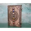 Taşlı Deri Defter Model 13