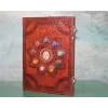 Taşlı Deri Defter Model 14