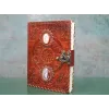 Taşlı Deri Defter Model 2