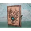 Taşlı Deri Defter Model 8