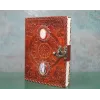 Taşlı Deri Defter Model 9