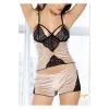 ieg™ Vizon Kadife Dantelli Sabahlık & Gecelik Takım 3 Lü - 1398