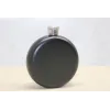 Yuvarlak Tekli Matara 5 Oz Siyah