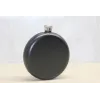 Yuvarlak Tekli Matara 8 Oz Siyah