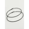 İnce Boru Metal Halka Küpe 8-9-10 cm