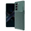 İnfinix Hot 50 Pro Plus 4g Auto Focus Karbon Kapak - Koyu Yeşil