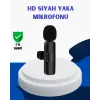 İphone İçin Çift Mikrofonlu Telsiz Yaka Mikrofonu 360 Derece Hd Ses
