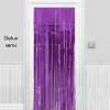 Işıltılı Duvar Ve Kapı Perdesi Mor Renk 90x200 Cm