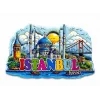 İstanbul Temalı Silikon Buzdolapı Süsü Magnet Alk5374