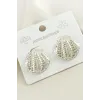 İstiridye Metal Küpe