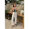 Jasmin Süzüneli Keten Tulum 1280-08