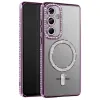 Joko Samsung Galaxy A37 5g Joke Simli Magneticsafe Kılıf - Derin Mor