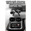 Kablosuz Bluetooth Kulaklık Ekranlı Uzun Şarj Süreli Anc Destekli