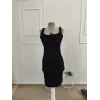 Kadın Askılı Bağcıklı Kısa Bürümcük Elbise