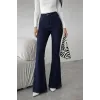 Kadın Yüksek Bel Ispanyol Paça Kot Pantolon